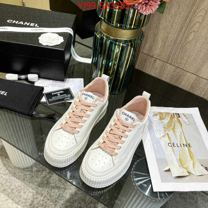 Women Shoes-Chanel top perfect fake ID: SA3385 $: 99USD