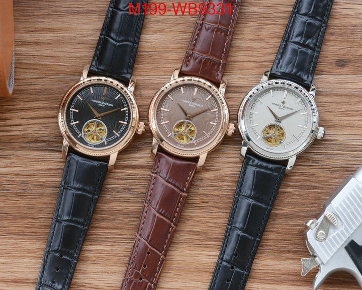 Watch(TOP)-Vacheron Constantin replica every designer ID: WB9331 $: 199USD