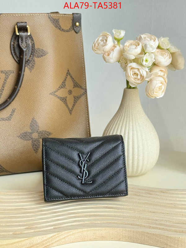 YSL Bags(TOP)-Wallet- find replica ID: TA5381 $: 79USD,