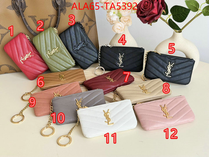 YSL Bags(TOP)-Wallet- 1:1 clone ID: TA5392 $: 65USD,