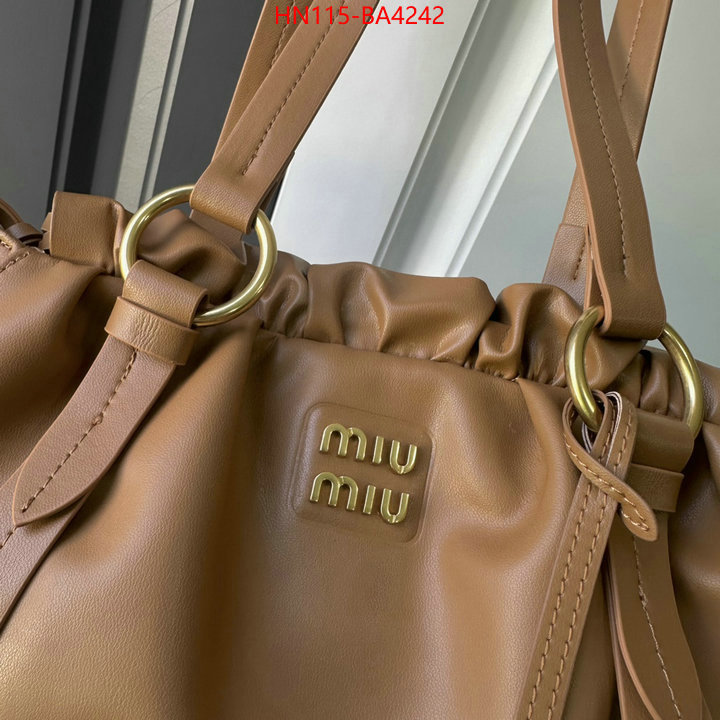 Miu Miu Bags(TOP)-Handbag- wholesale imitation designer replicas ID: BA4242 $: 115USD,