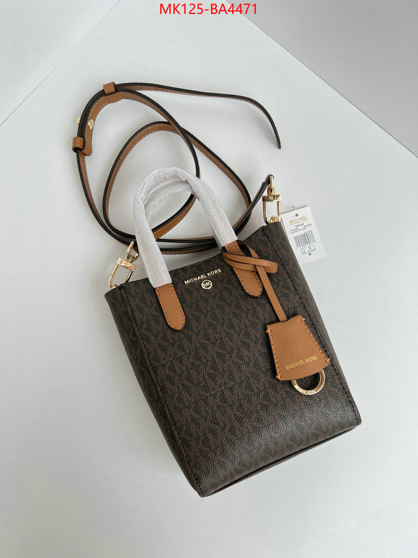 Michael Kors Bags(TOP)-Handbag- best fake ID: BA4471 $: 125USD,