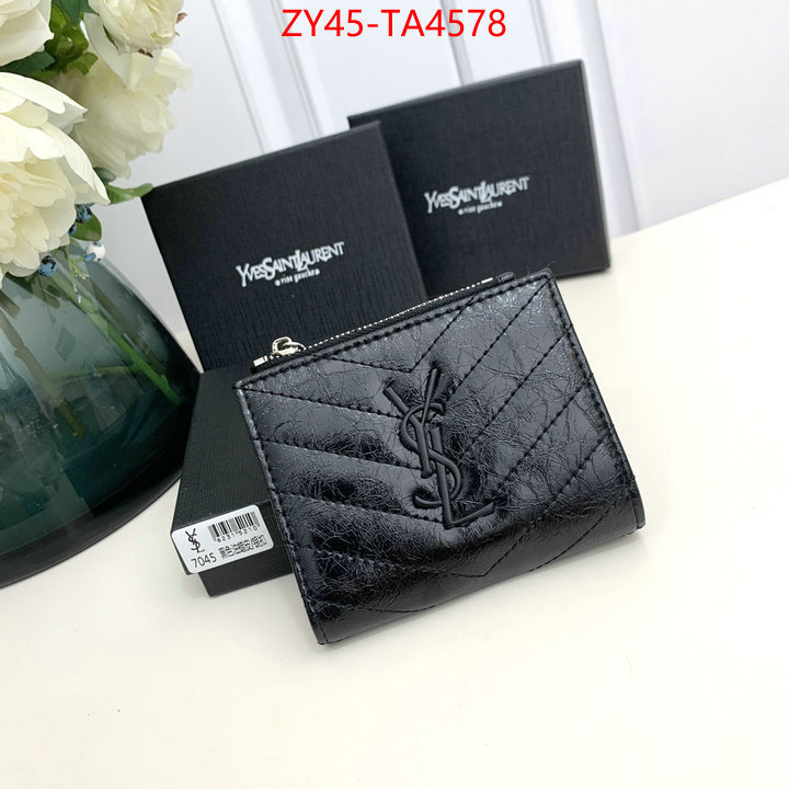 YSL Bags(4A)-Wallet- designer ID: TA4578 $: 45USD,