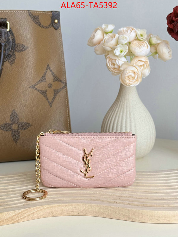 YSL Bags(TOP)-Wallet- 1:1 clone ID: TA5392 $: 65USD,