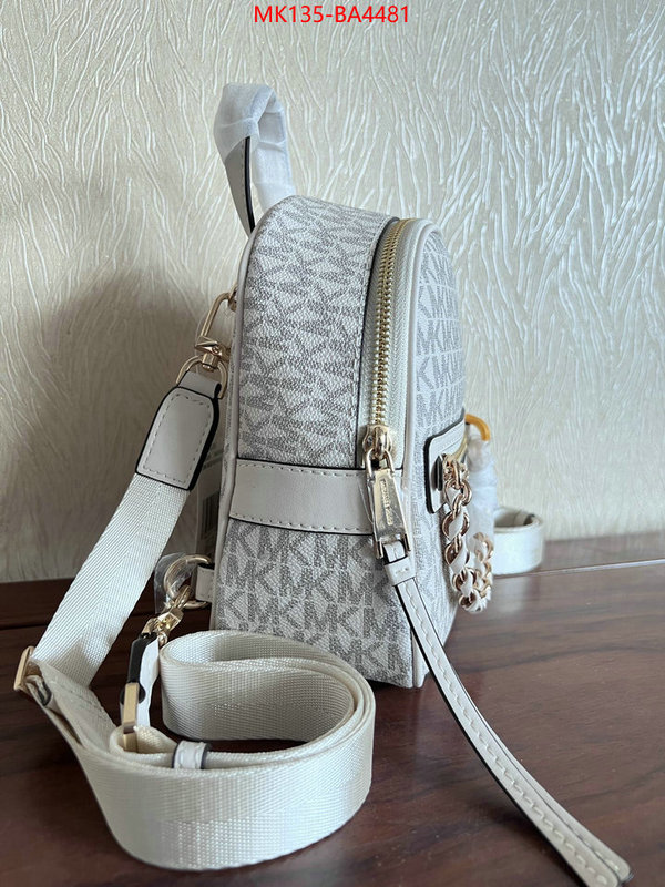 Michael Kors Bags(TOP)-Backpack- high quality replica ID: BA4481 $: 135USD,