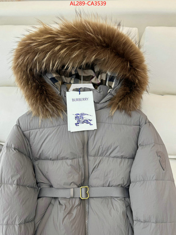 Down jacket Women-Burberry the highest quality fake ID: CA3539 $: 289USD