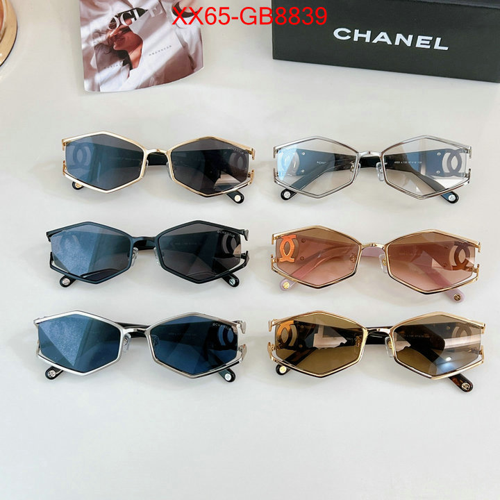 Glasses-Chanel for sale cheap now ID: GB8839 $: 65USD