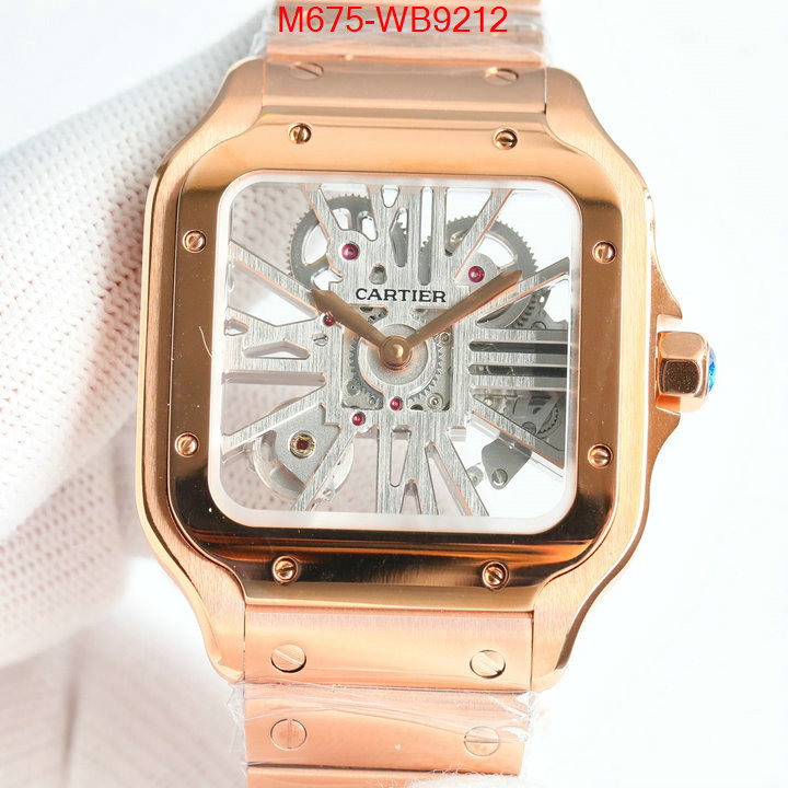 Watch(TOP)-Cartier cheap replica ID: WB9212 $: 675USD