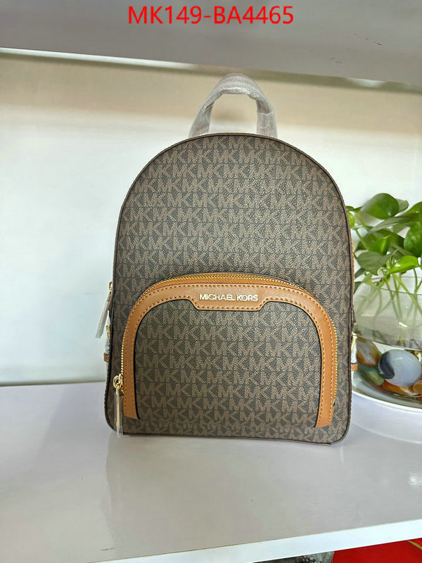 Michael Kors Bags(TOP)-Backpack- from china ID: BA4465 $: 149USD,