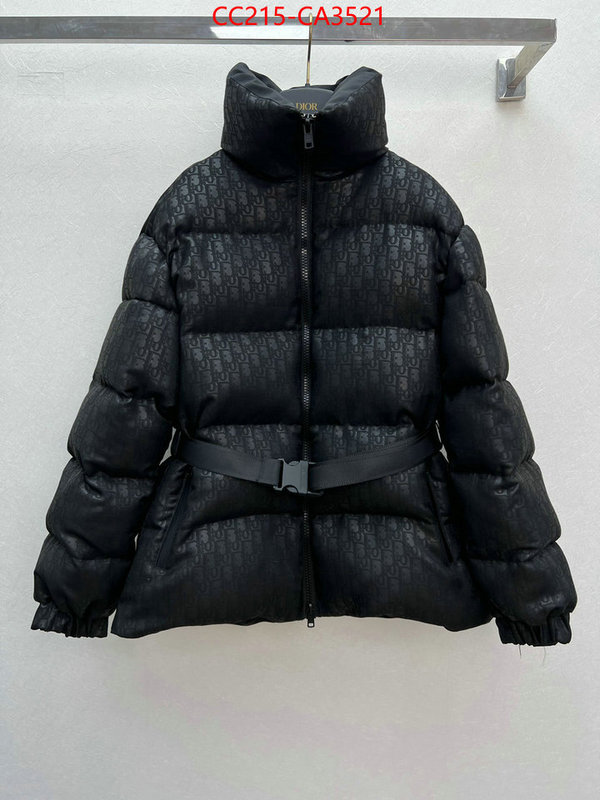 Down jacket Women-Dior aaaaa ID: CA3521 $: 215USD