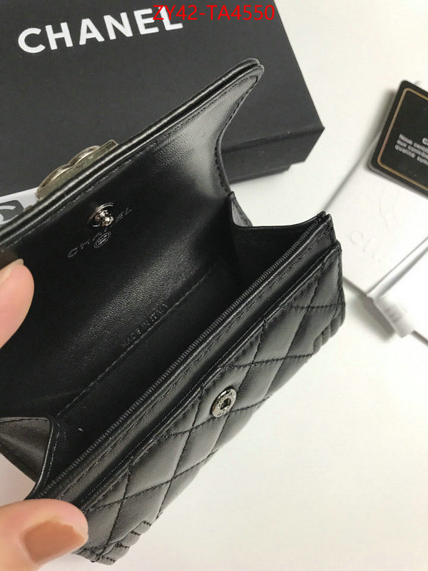 Chanel Bags(4A)-Wallet- buy the best high quality replica ID: TA4550 $: 42USD,