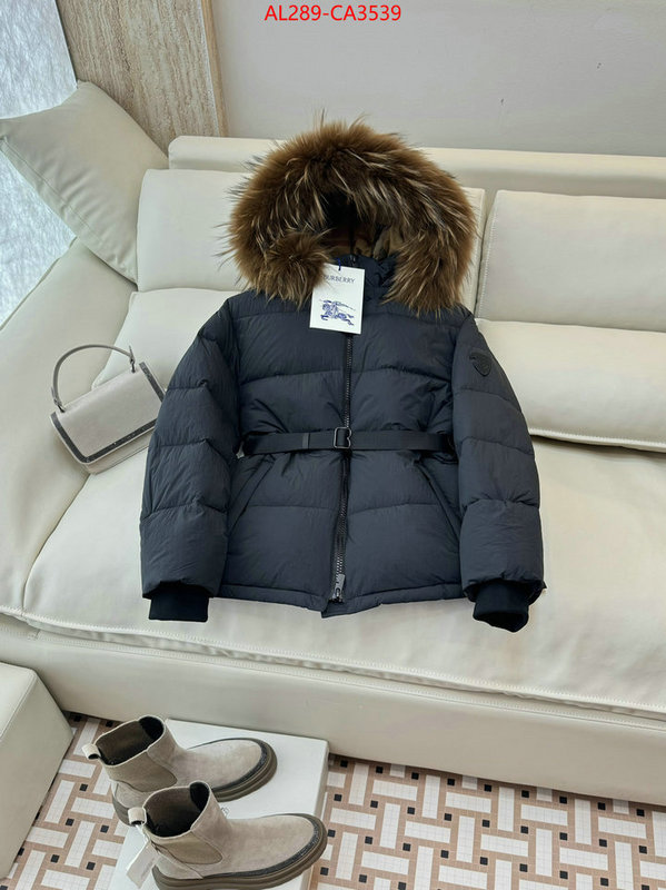 Down jacket Women-Burberry the highest quality fake ID: CA3539 $: 289USD