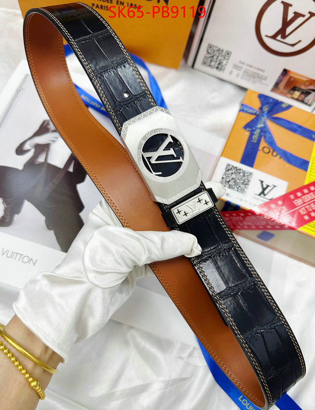 Belts-LV quality replica ID: PB9119 $: 65USD