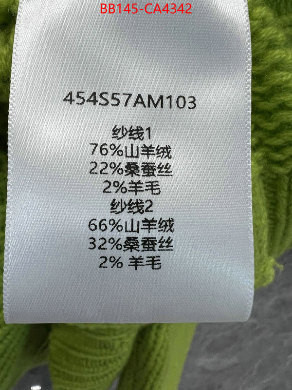 Clothing-Dior fake cheap best online ID: CA4342 $: 145USD