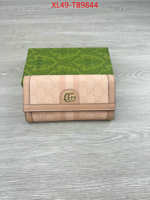 Gucci Bags(4A)-Wallet- knockoff highest quality ID: TB9844 $: 49USD,