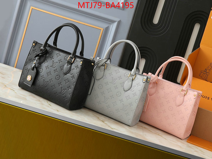 LV Bags(4A)-Handbag Collection- 1:1 replica ID: BA4195 $: 79USD,