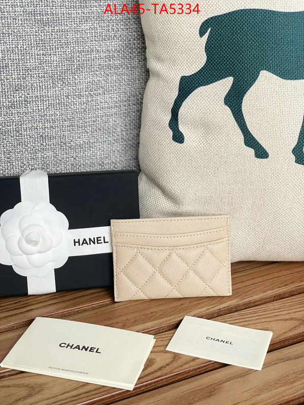 Chanel Bags(TOP)-Wallet- found replica ID: TA5334 $: 45USD,