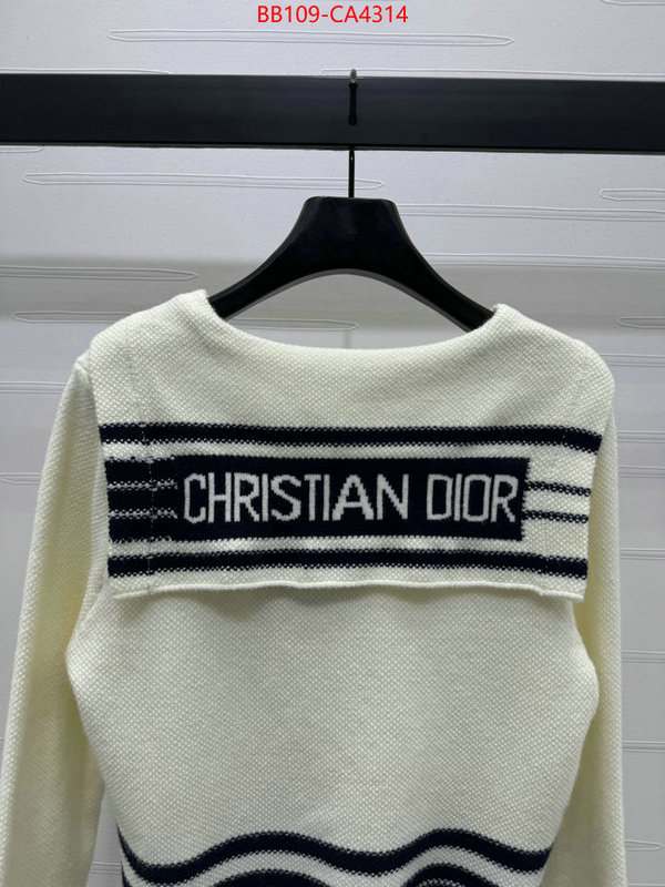 Clothing-Dior aaaaa quality replica ID: CA4314 $: 109USD