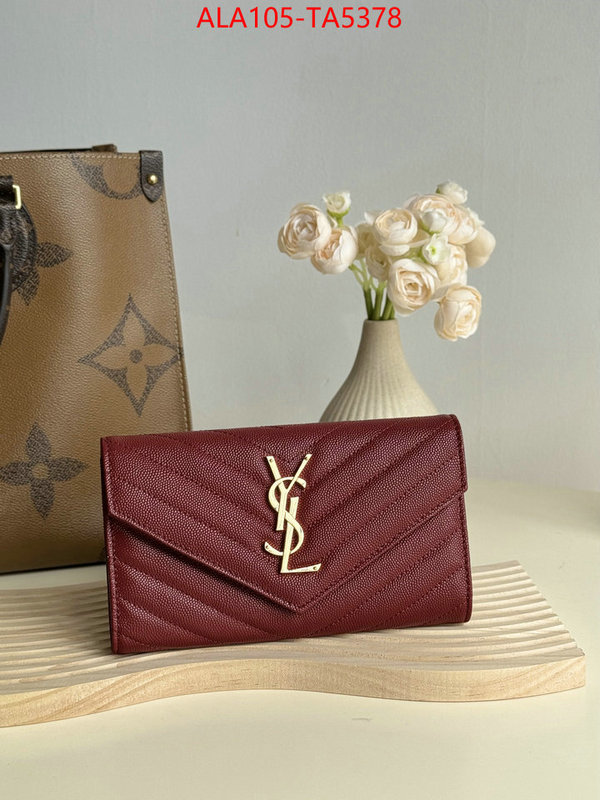 YSL Bags(TOP)-Wallet- best luxury replica ID: TA5378 $: 105USD,