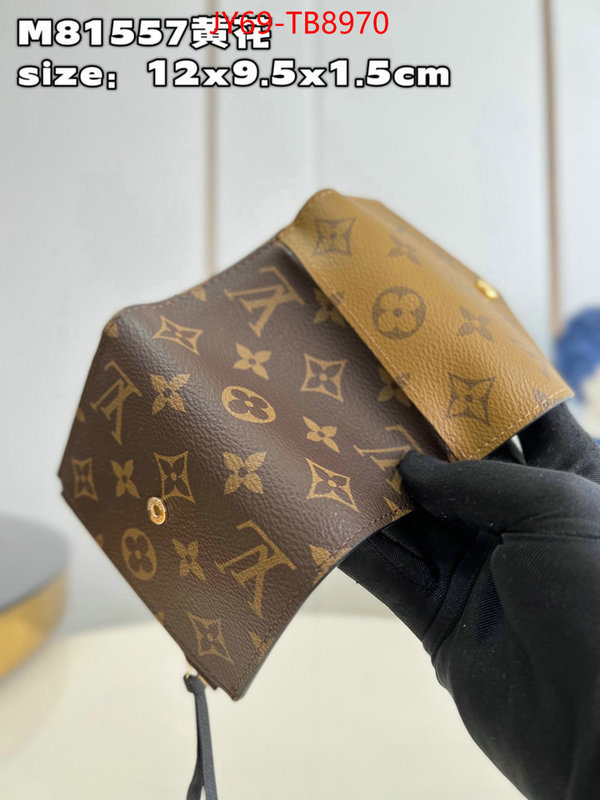 LV Bags(TOP)-Wallet fake cheap best online ID: TB8970 $: 69USD,