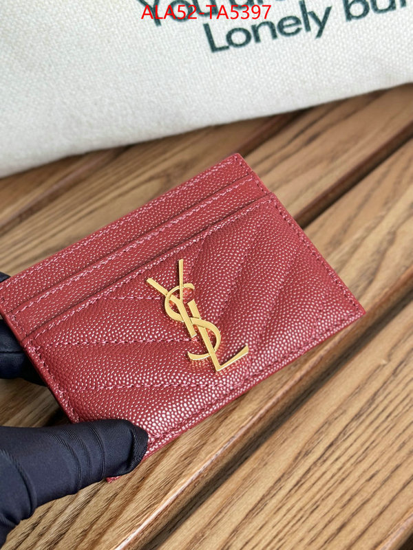 YSL Bags(TOP)-Wallet- mirror copy luxury ID: TA5397 $: 52USD,