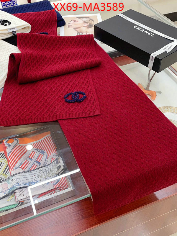 Scarf-Chanel wholesale designer shop ID: MA3589 $: 69USD