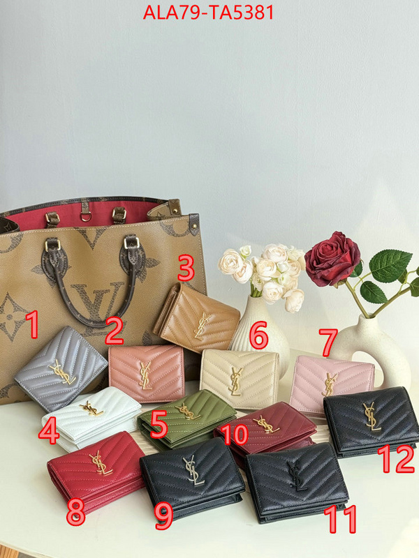 YSL Bags(TOP)-Wallet- find replica ID: TA5381 $: 79USD,