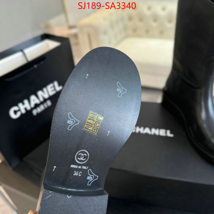 Women Shoes-Chanel 1:1 replica ID: SA3340 $: 189USD