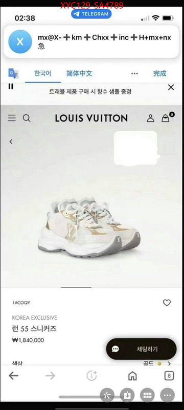 Women Shoes-LV mirror copy luxury ID: SA4789 $: 129USD