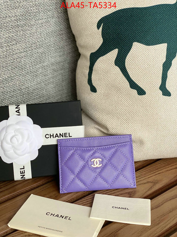 Chanel Bags(TOP)-Wallet- found replica ID: TA5334 $: 45USD,