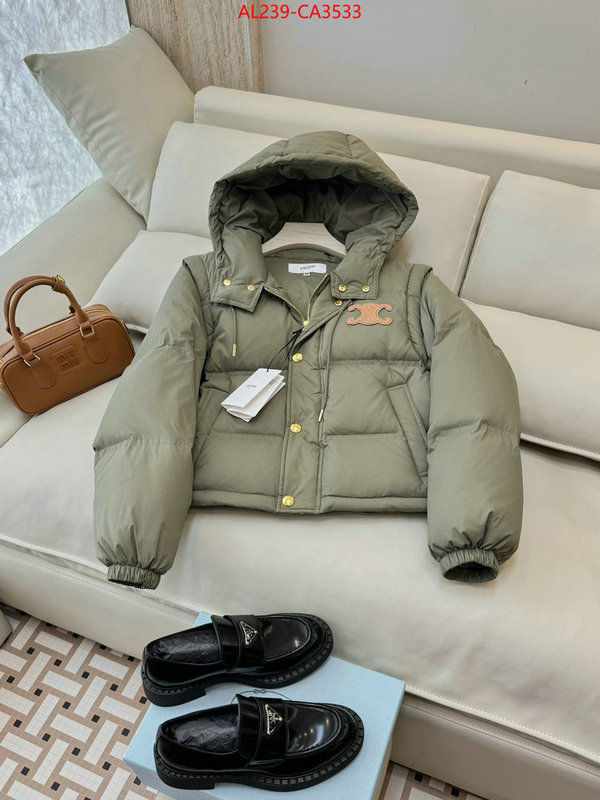 Down jacket Women-Celine designer 1:1 replica ID: CA3533 $: 239USD