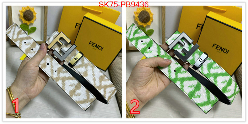 Belts-Fendi aaaaa customize ID: PB9436 $: 75USD