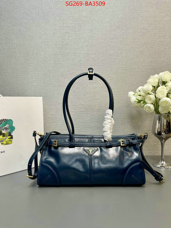 Prada Bags(TOP)-Handbag- replica us ID: BA3509 $: 269USD,