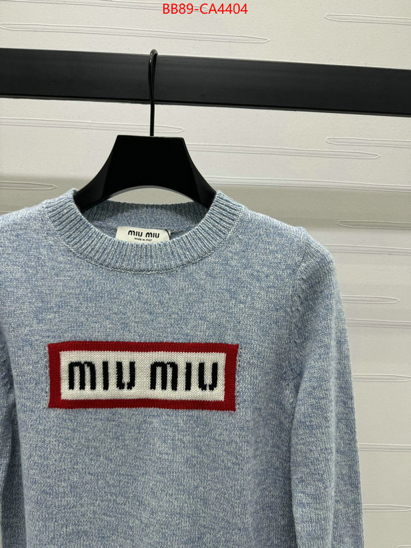 Clothing-MIU MIU customize the best replica ID: CA4404 $: 89USD