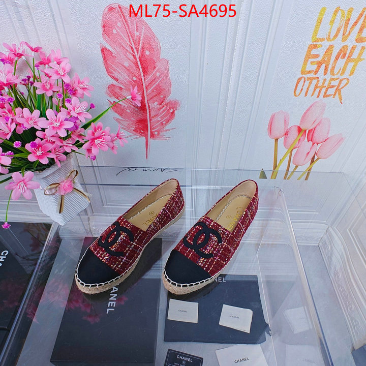 Women Shoes-Chanel how to find designer replica ID: SA4695 $: 75USD