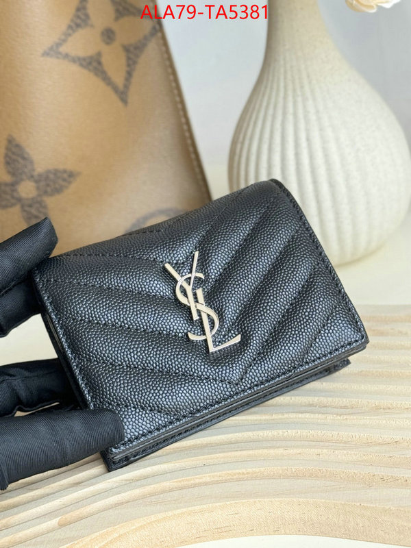 YSL Bags(TOP)-Wallet- find replica ID: TA5381 $: 79USD,