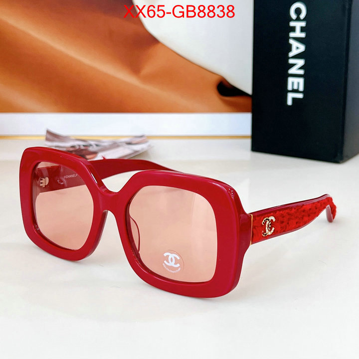 Glasses-Chanel fake aaaaa ID: GB8838 $: 65USD