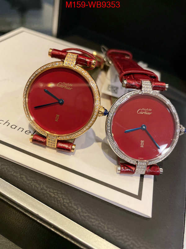 Watch(4A)-Cartier top quality fake ID: WB9353 $: 159USD