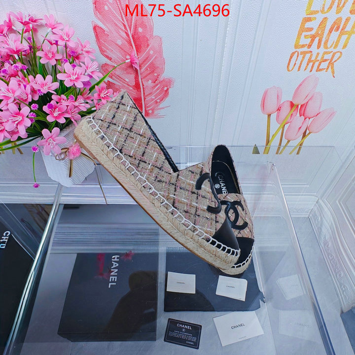 Women Shoes-Chanel what's the best place to buy replica ID: SA4696 $: 75USD