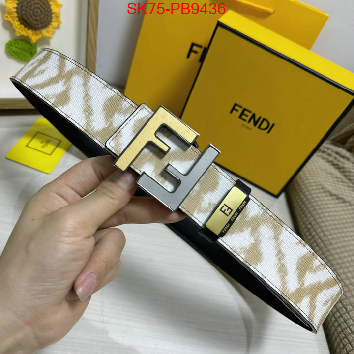 Belts-Fendi aaaaa customize ID: PB9436 $: 75USD