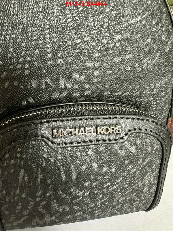 Michael Kors Bags(TOP)-Backpack- top quality fake ID: BA4464 $: 145USD,