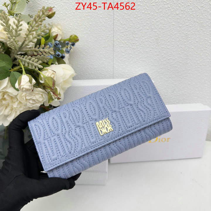 Dior Bags(4A)-Wallet- outlet 1:1 replica ID: TA4562 $: 45USD,