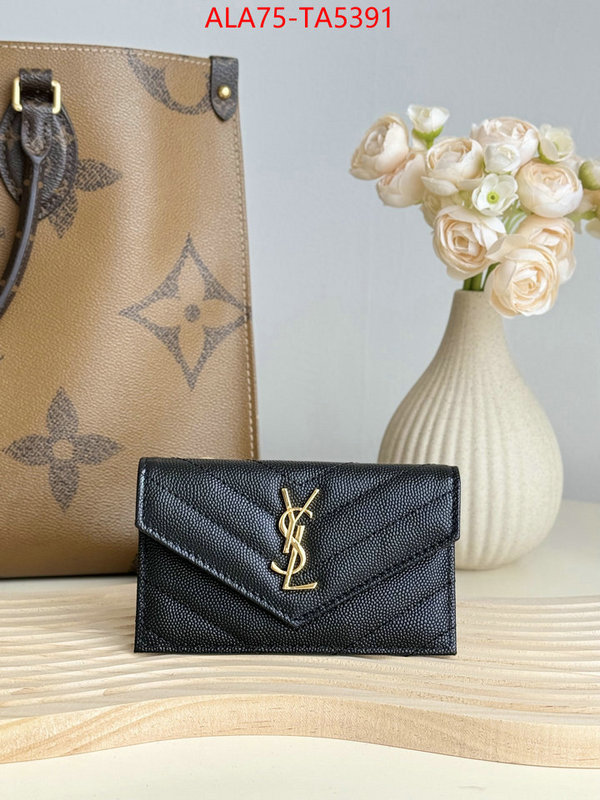 YSL Bags(TOP)-Wallet- best quality fake ID: TA5391 $: 75USD,