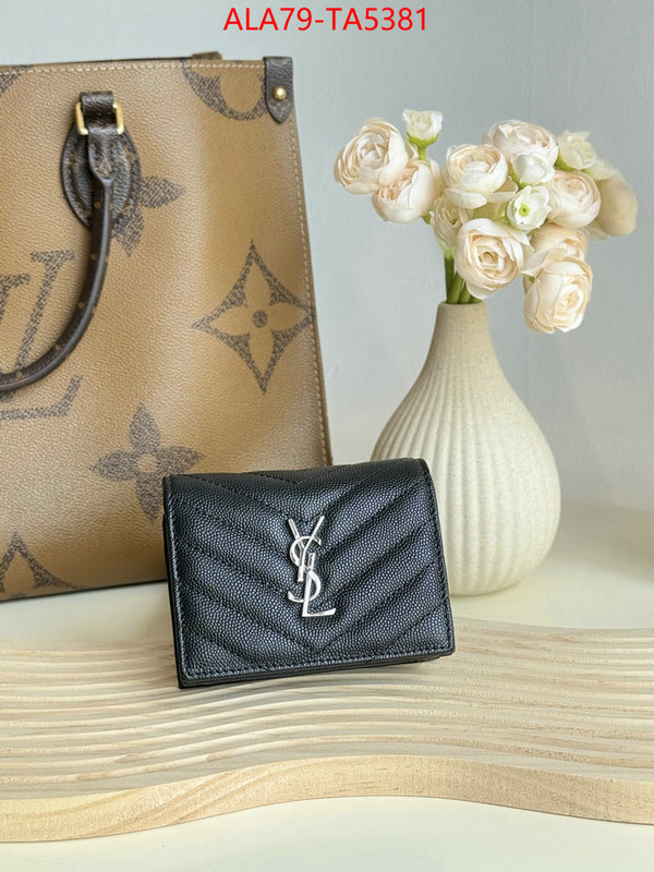 YSL Bags(TOP)-Wallet- find replica ID: TA5381 $: 79USD,