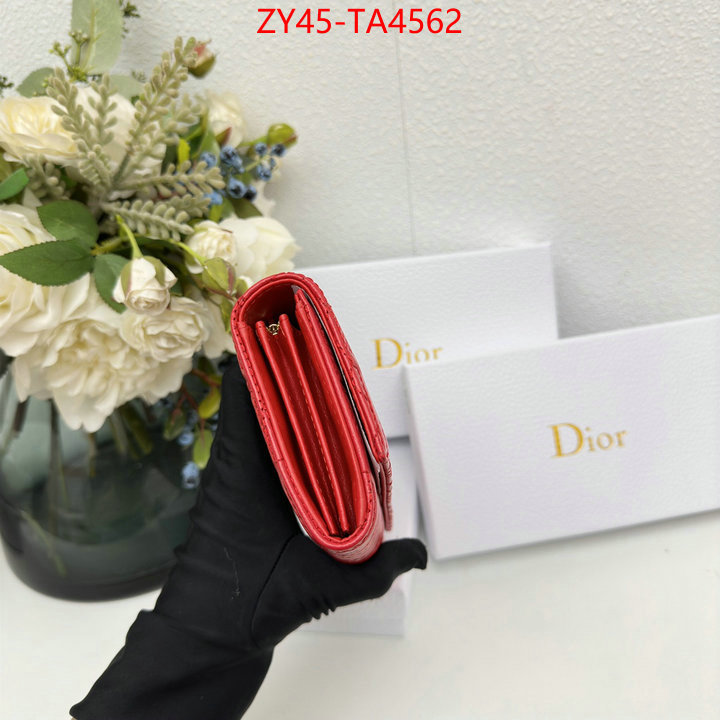 Dior Bags(4A)-Wallet- outlet 1:1 replica ID: TA4562 $: 45USD,