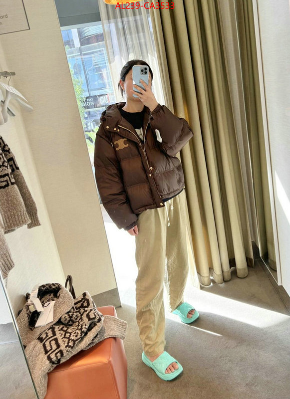 Down jacket Women-Celine designer 1:1 replica ID: CA3533 $: 239USD