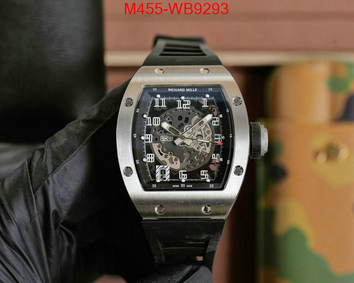 Watch(TOP)-Richard Mille quality replica ID: WB9293 $: 455USD