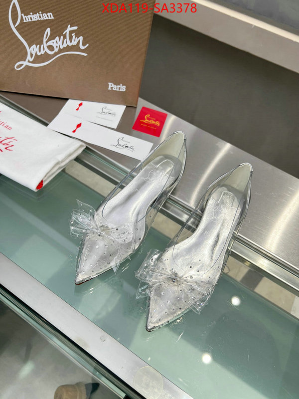 Women Shoes-Christian Louboutin online sales ID: SA3378 $: 119USD