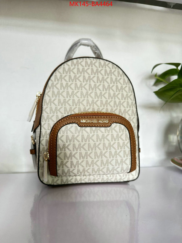 Michael Kors Bags(TOP)-Backpack- top quality fake ID: BA4464 $: 145USD,