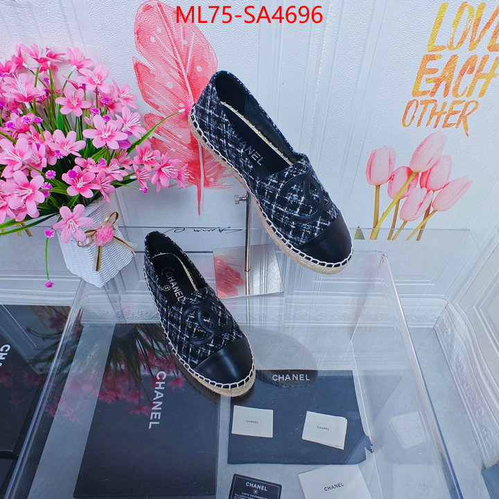 Women Shoes-Chanel what's the best place to buy replica ID: SA4696 $: 75USD